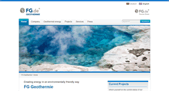 Desktop Screenshot of fg-geothermie.de